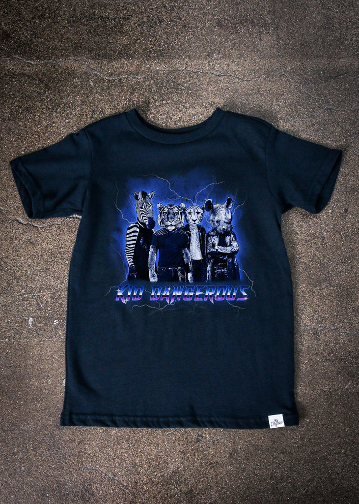 Kids navy t sales shirt