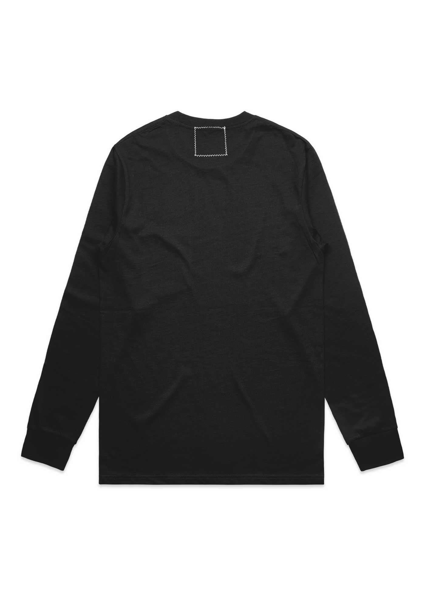 Men's Black Heavyweight Long Sleeve T-Shirt