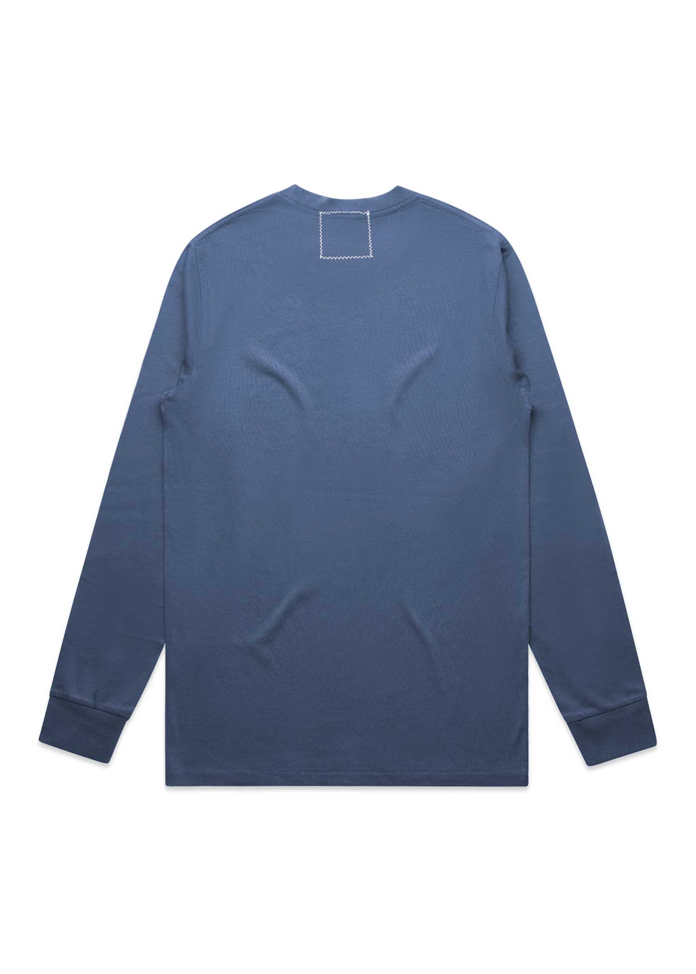 Men's Slate Blue Heavyweight Long Sleeve T-Shirt