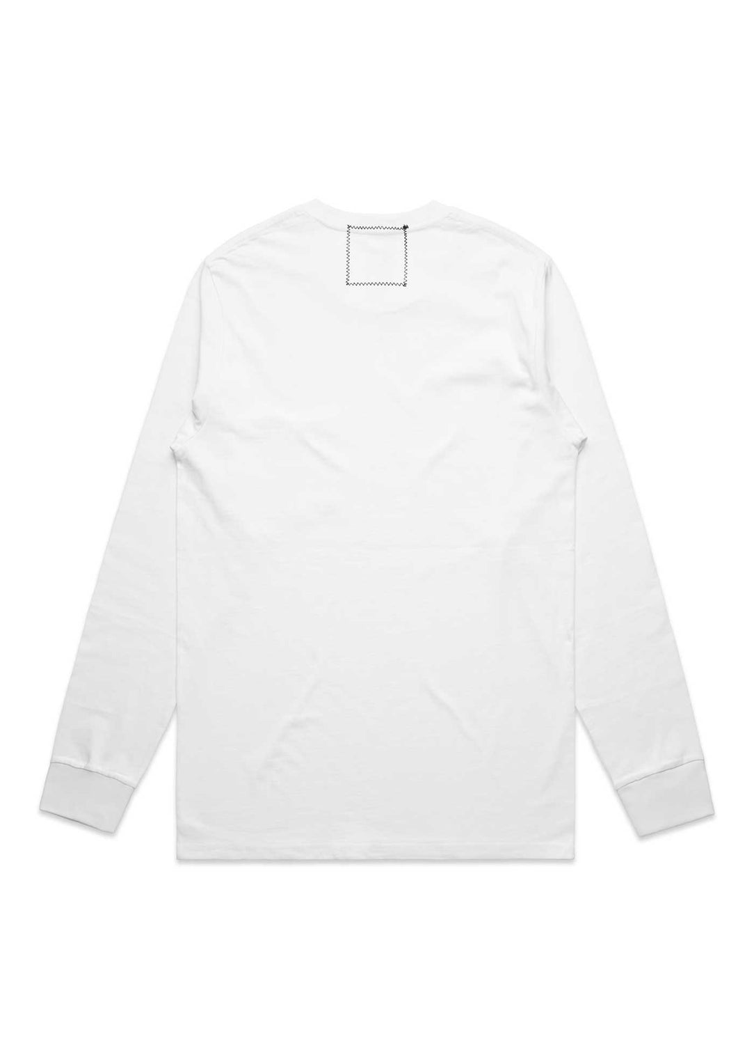 White long sleeve 2025 t shirt back