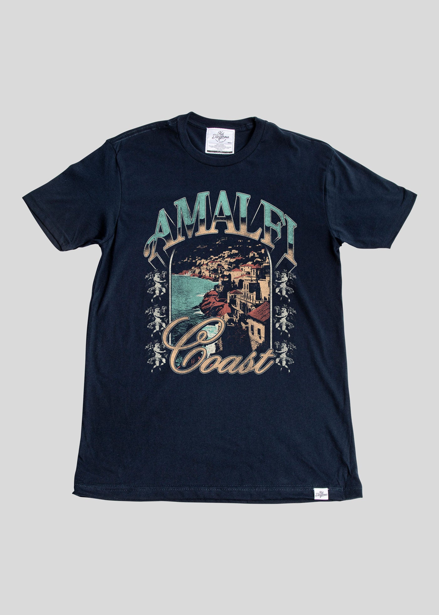 Amalfi Coast Men's Navy Classic T-Shirt