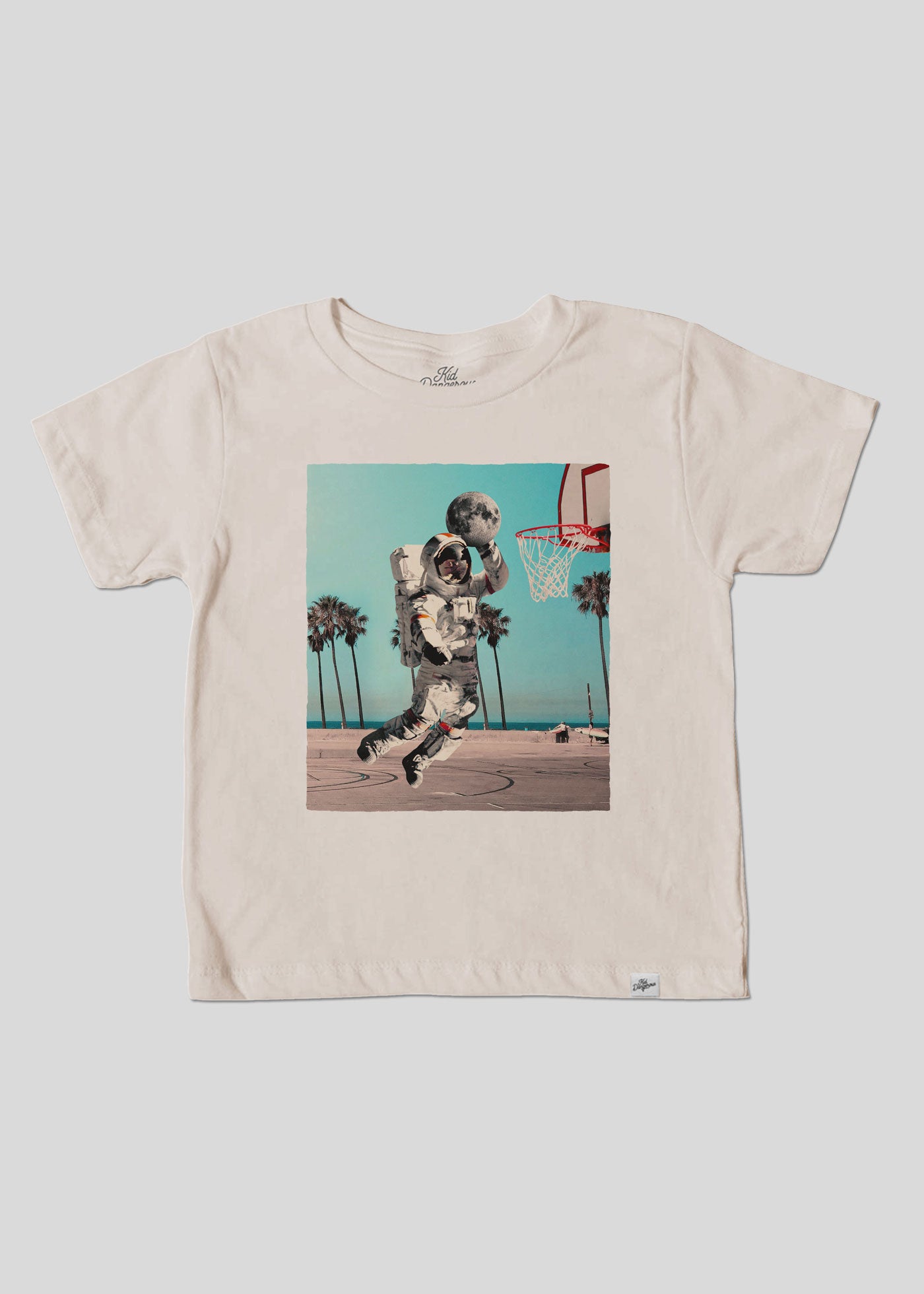 Astro Dunk Kid's Natural T-Shirt