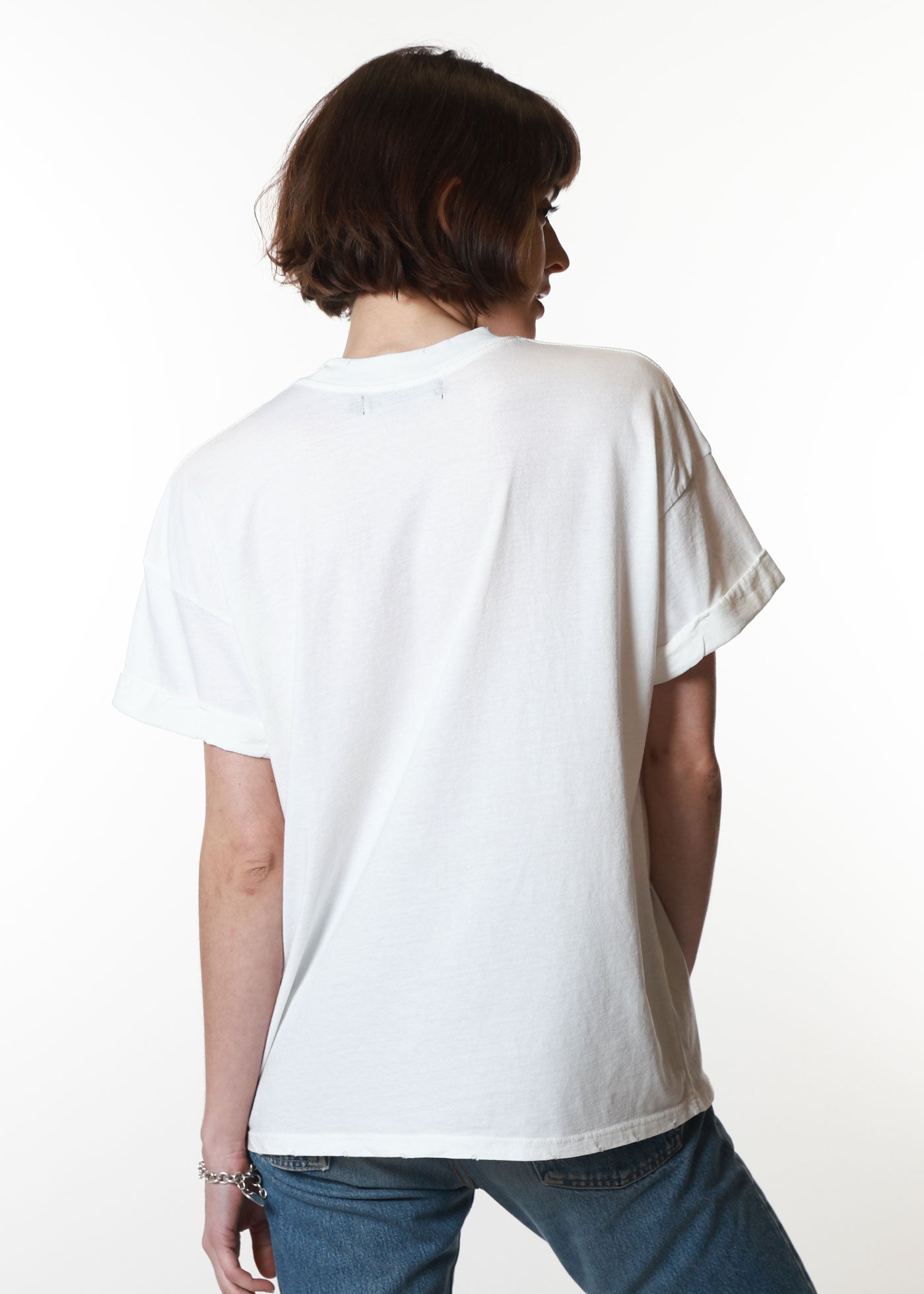 Bearing Gifts Vintage White Boyfriend Tee