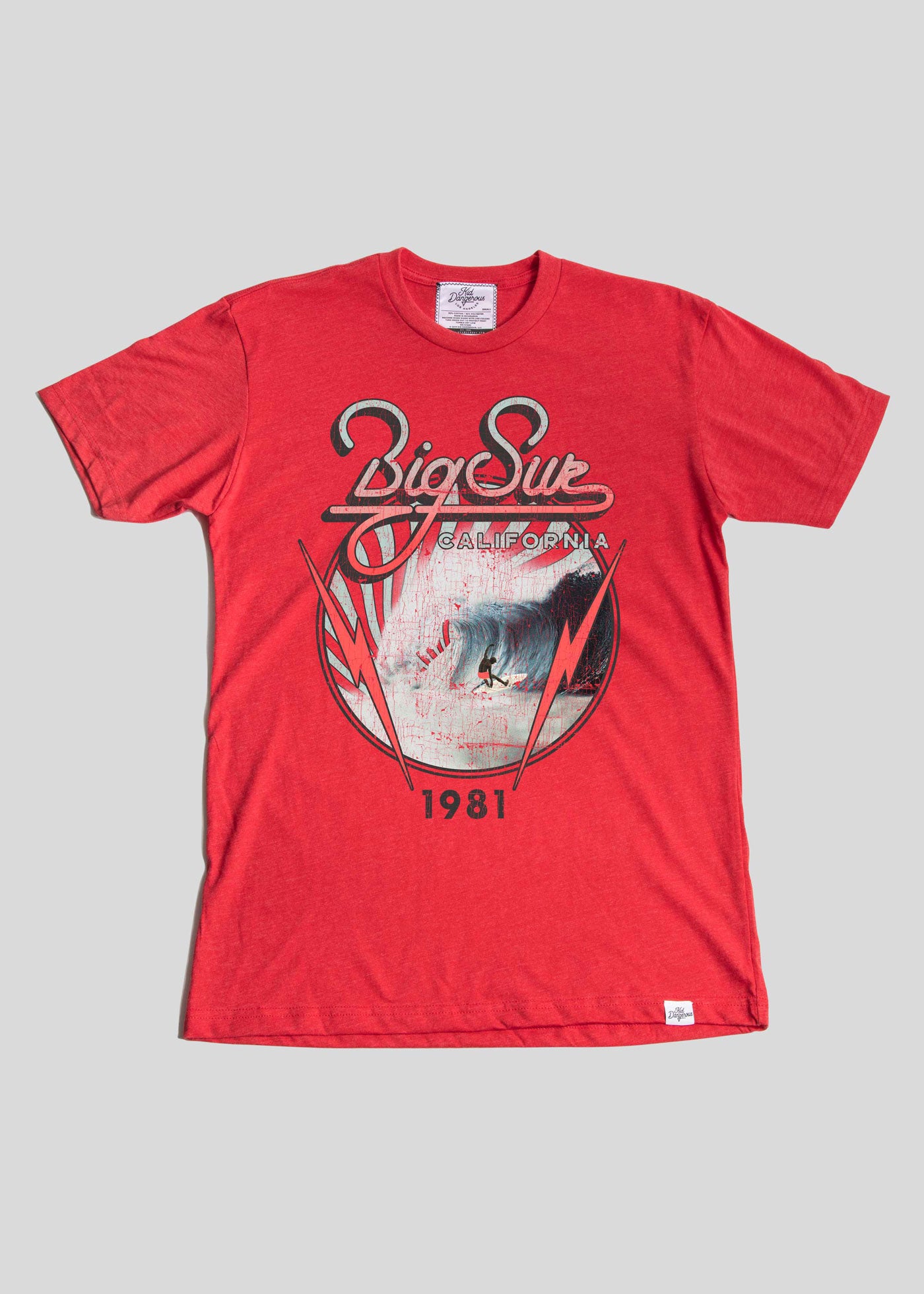 Big Sur Tour Men's Heather Red Classic Tee