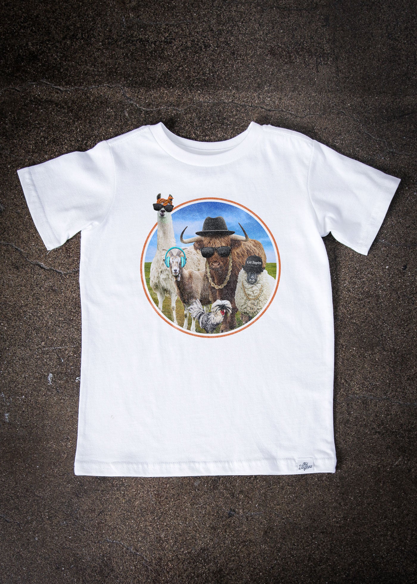 Farm Squad Kid's White T-Shirt