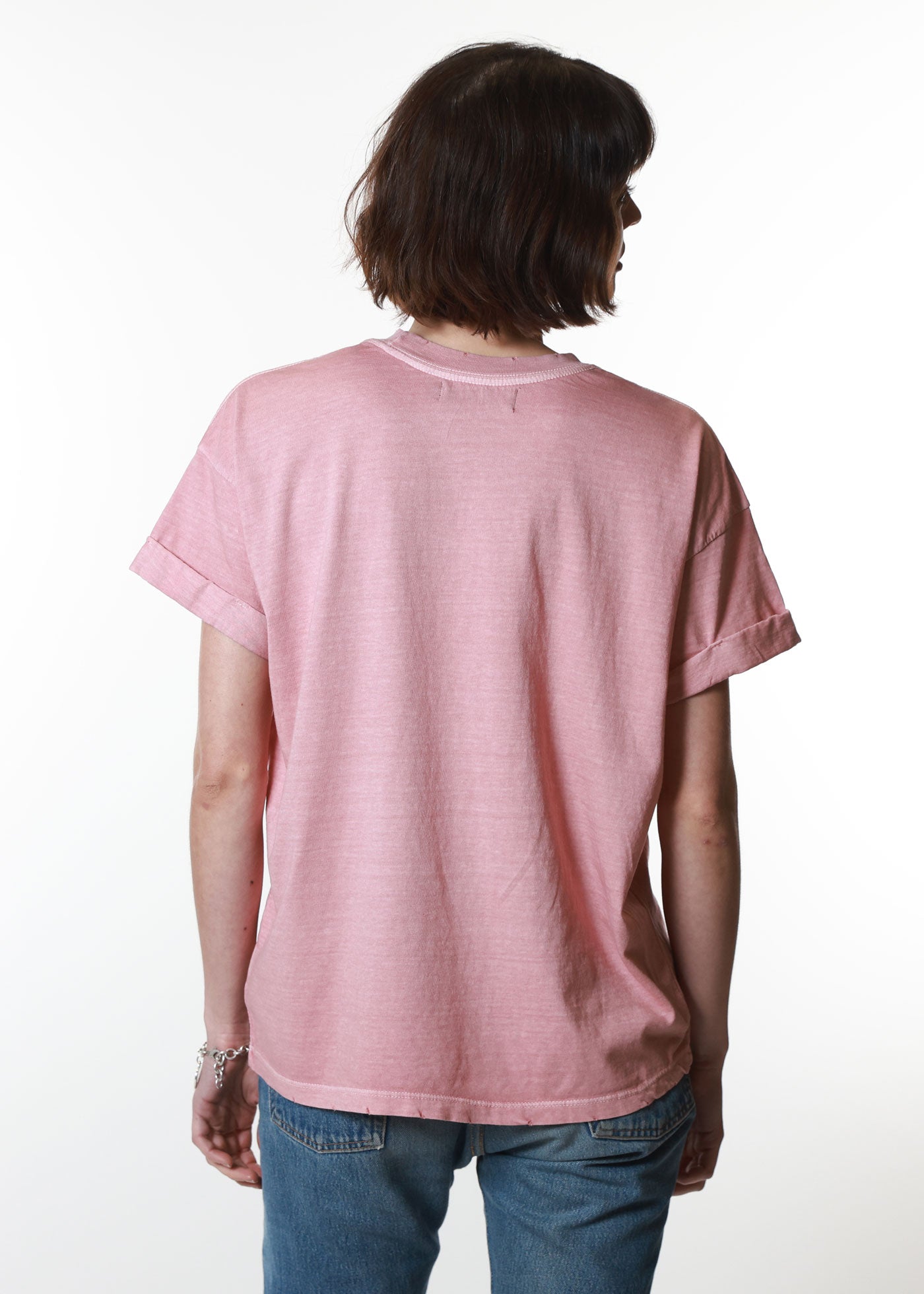 Heart Dusty Pink Boyfriend Tee