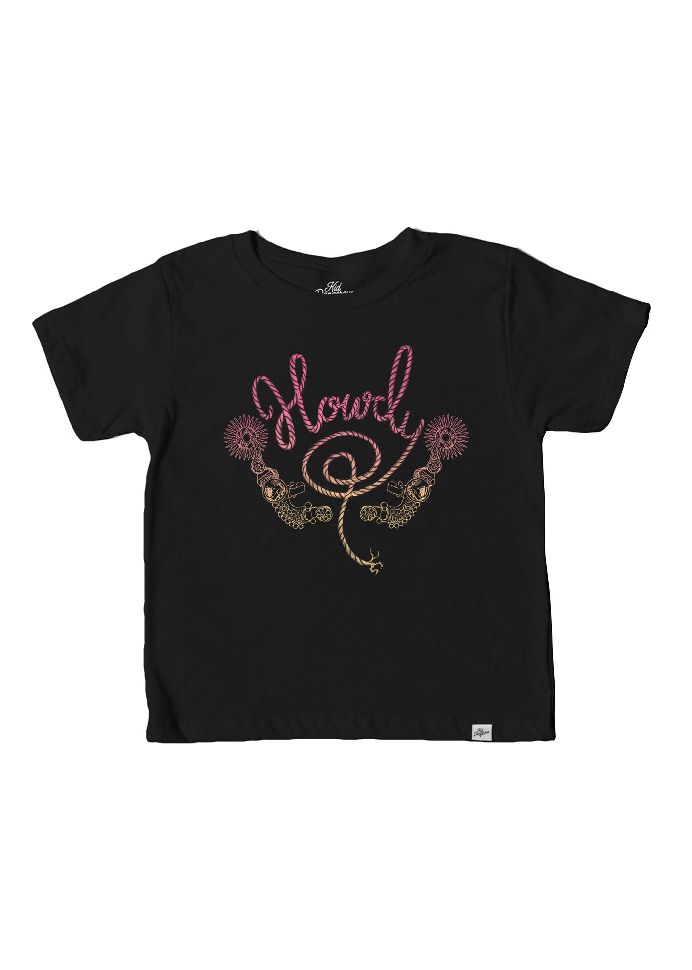 Howdy Kid's Black T-Shirt