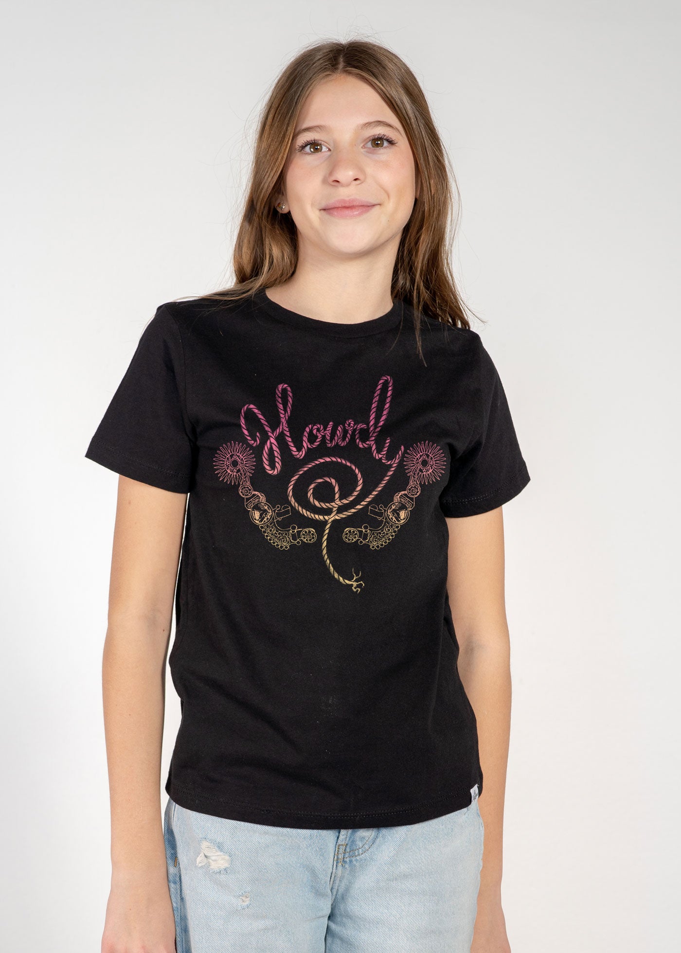 Howdy Kid's Black T-Shirt