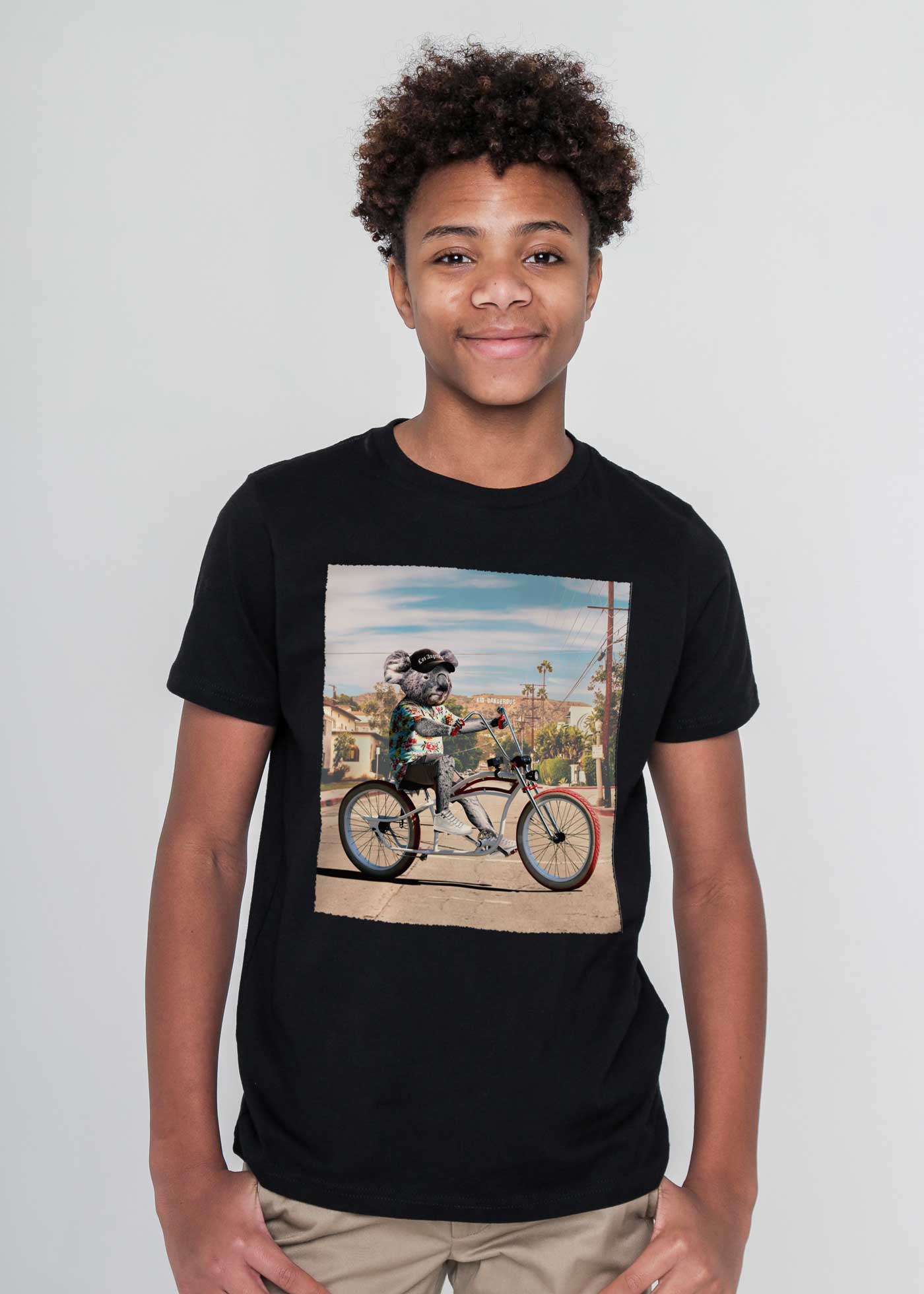 Lo Rider Kid's Black T-Shirt