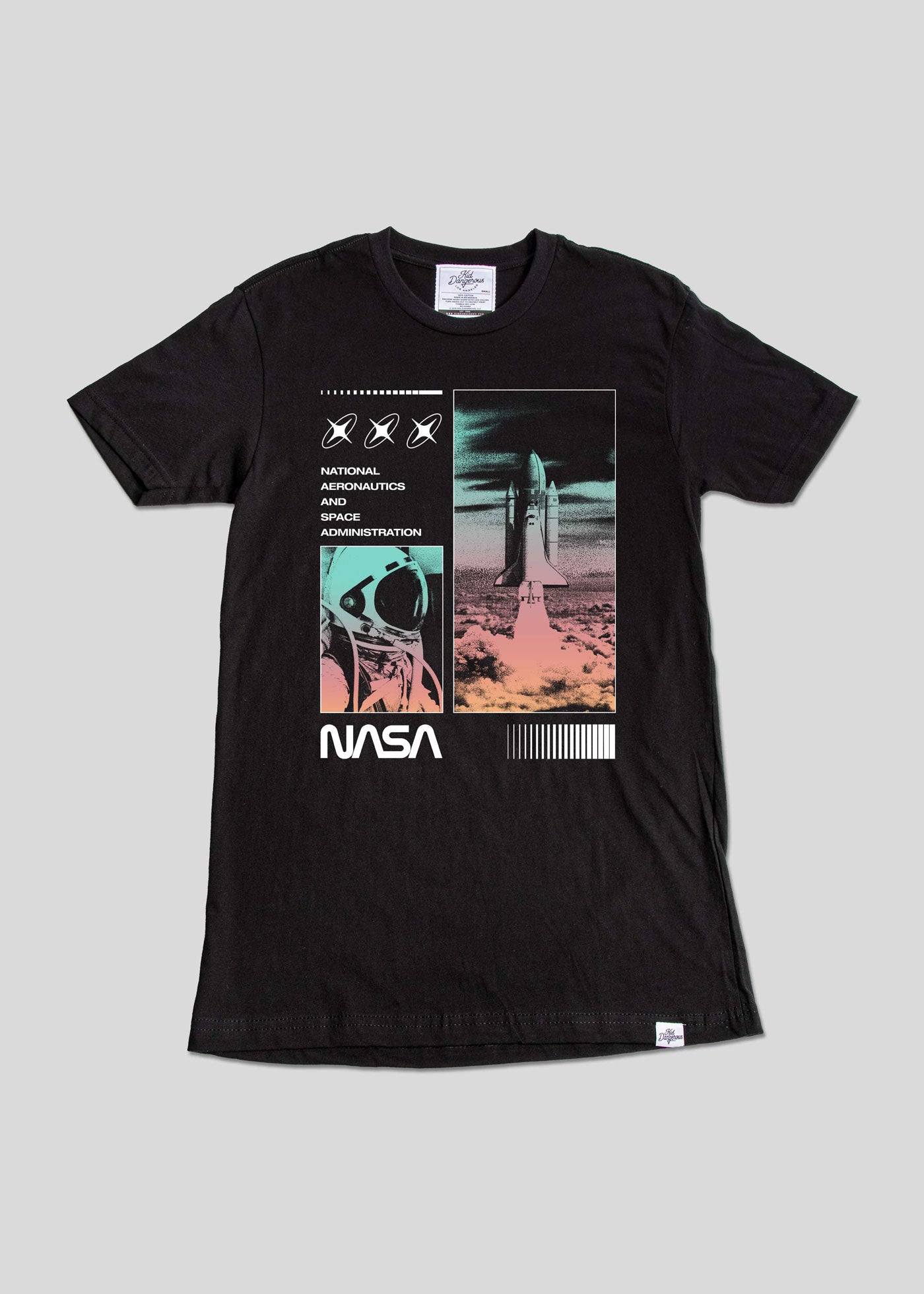 NASA Coundown Men's Classic Black T-Shirt