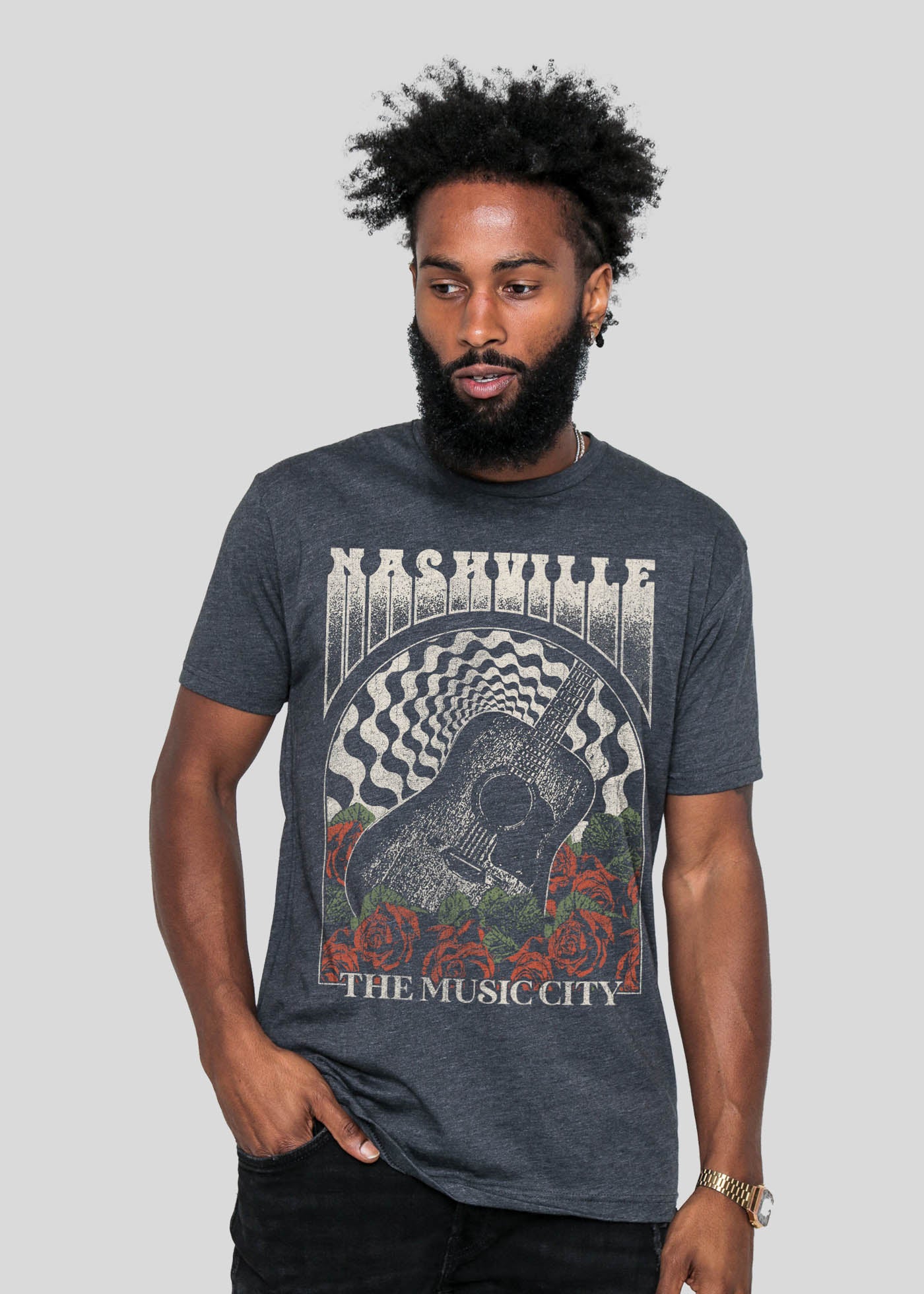 Nashville Men's Charcoal Classic T-Shirt