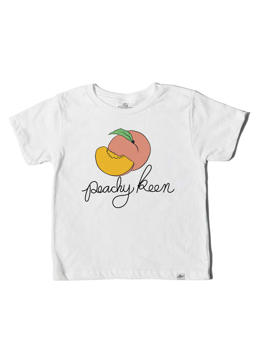 Peachy Keen Kid's White T-Shirt