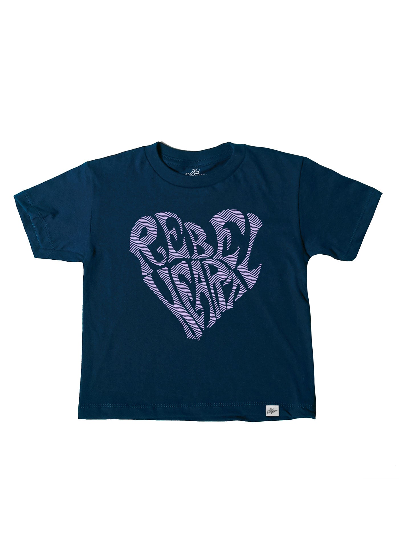 Rebel Heart Kid's Navy T-Shirt