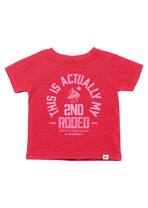 Second Rodeo Kid's Heather Red T-Shirt