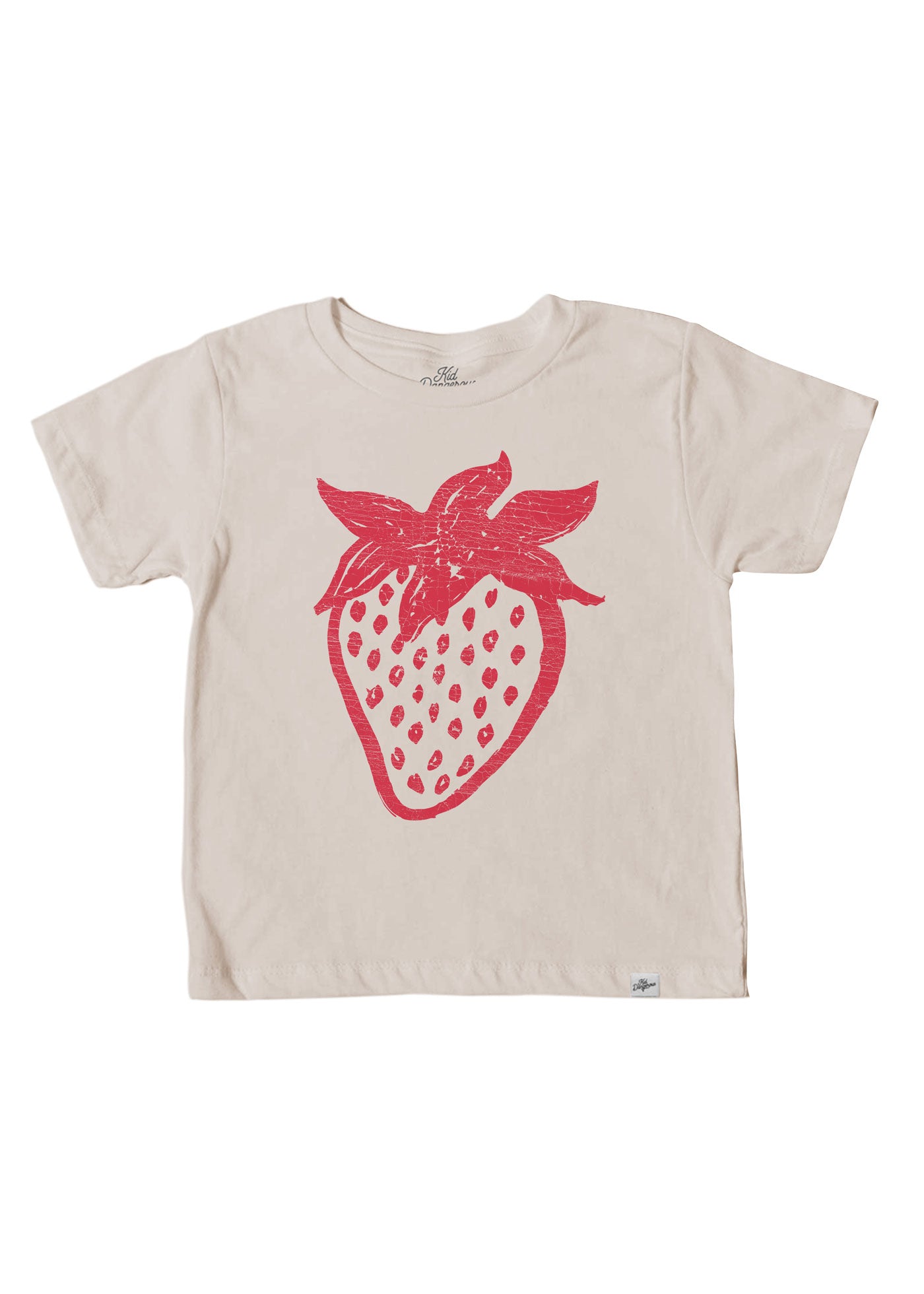 Strawberry Kid's Natural T-Shirt