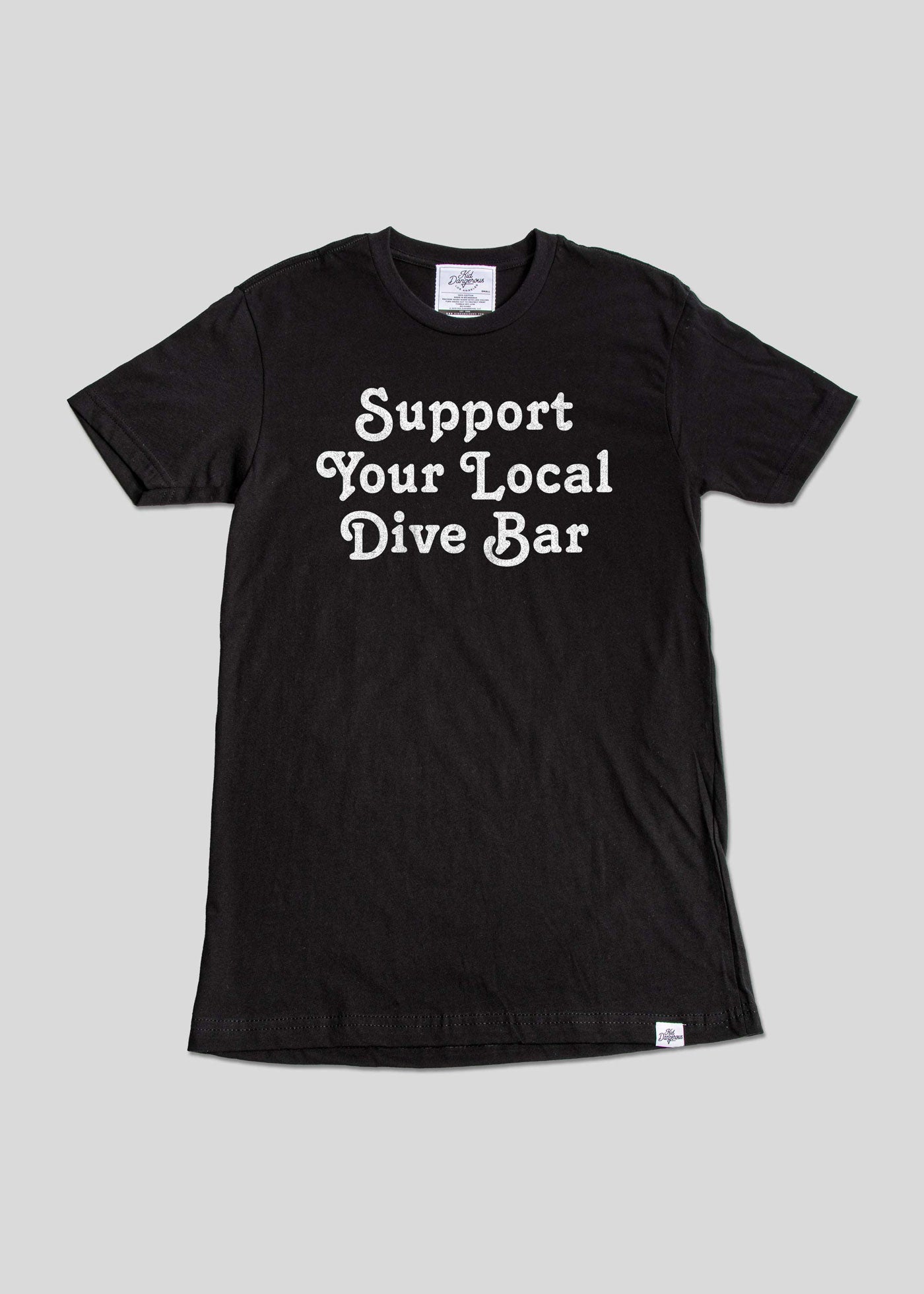 Support Your Local Dive Bar Men's Classic Black T-Shirt