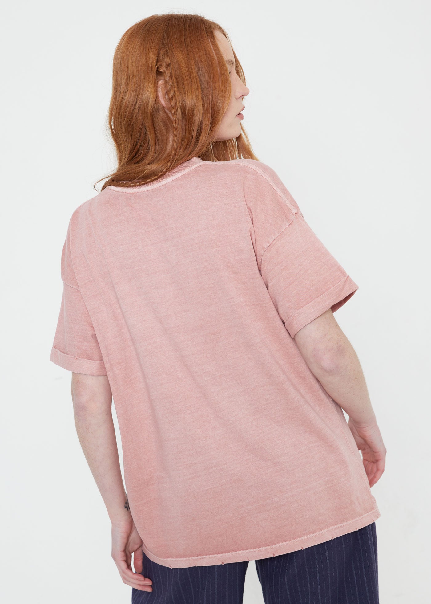 Western Card Dusty Pink Boyfriend Tee