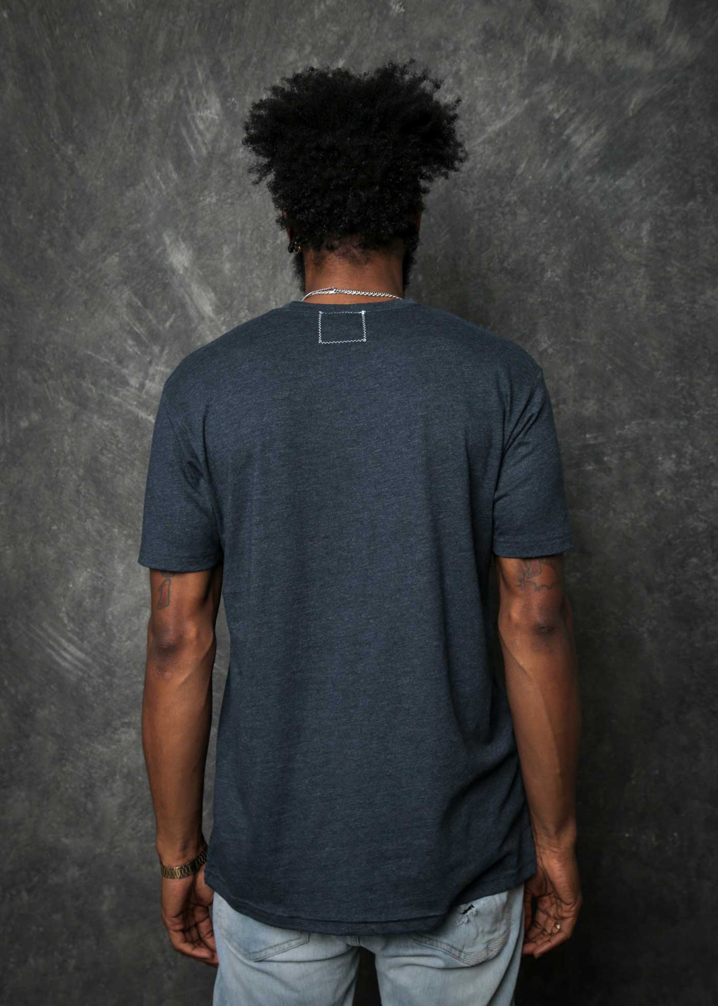 Men's Heather Navy Classic Tee