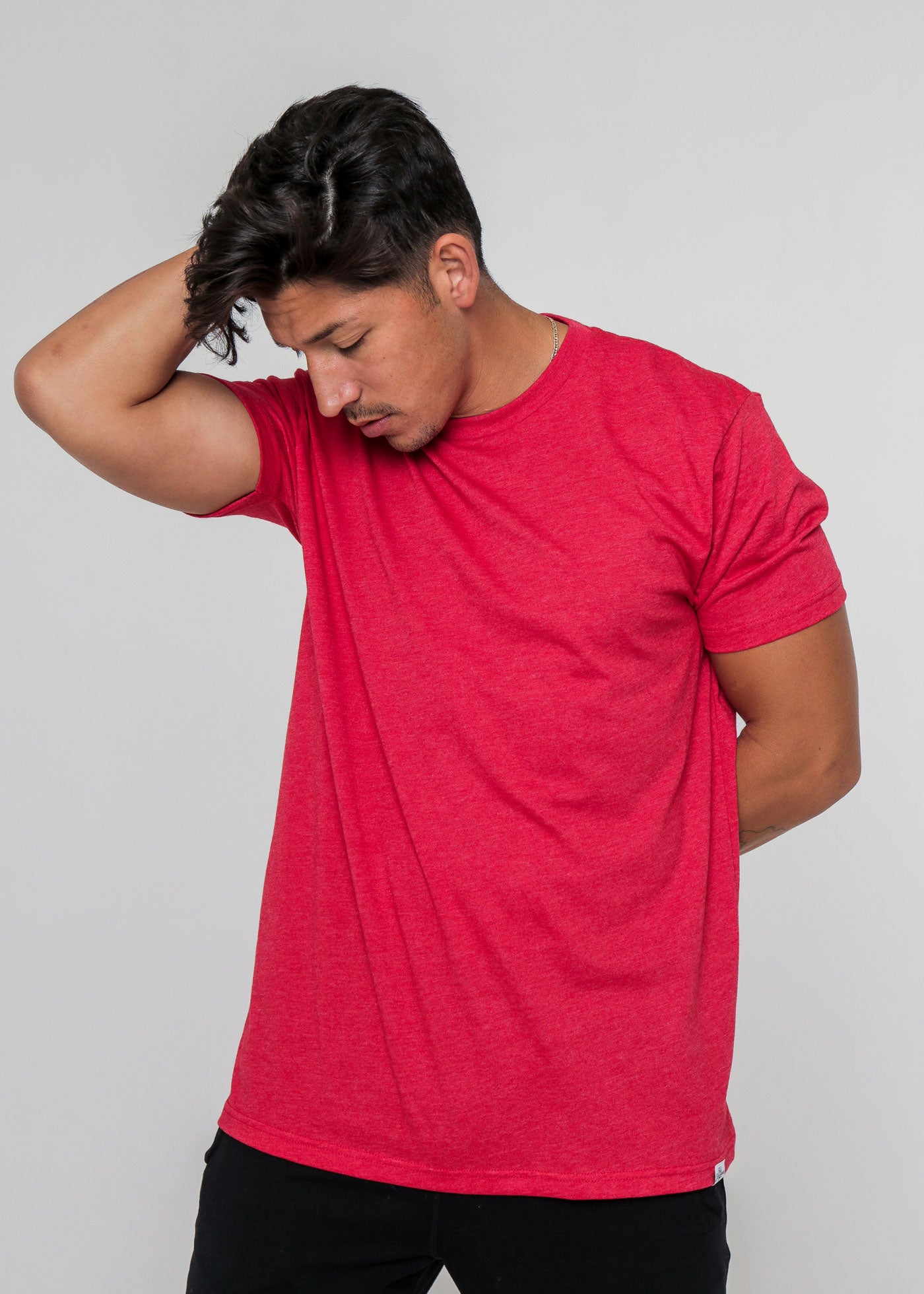 Men's Heather Red Classic Tee