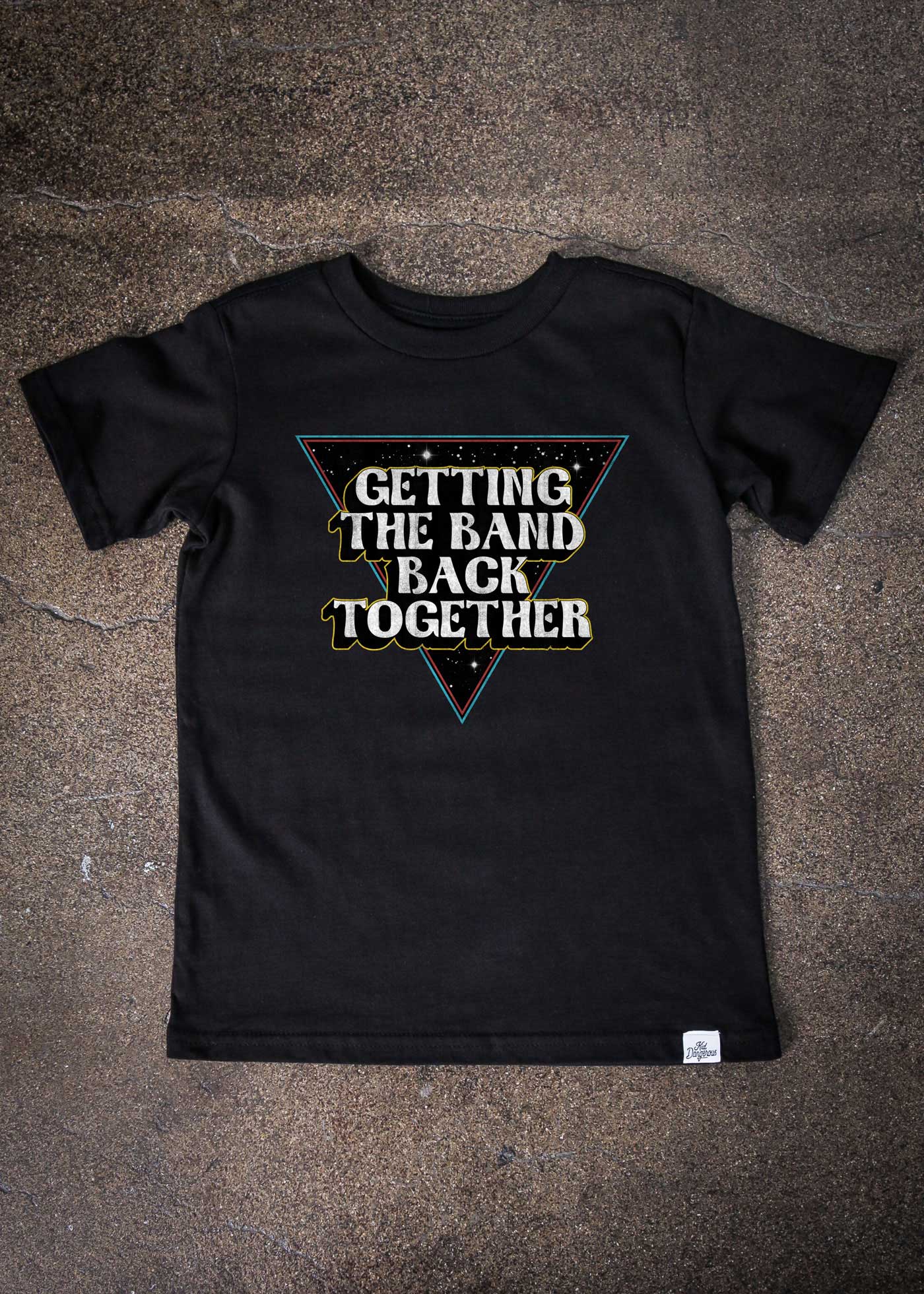 Band Back Together Kid's Black T-Shirt