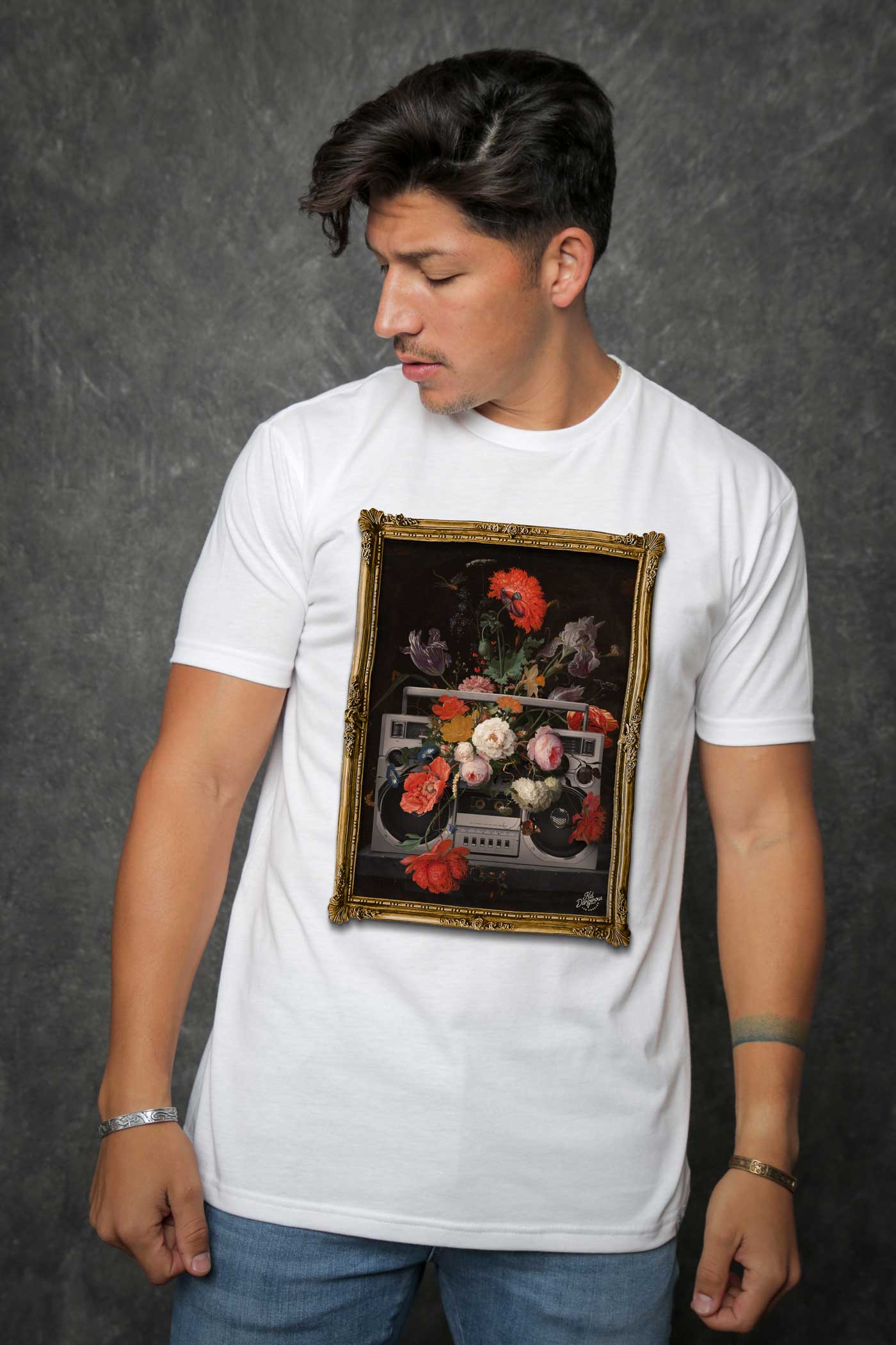 Boombox Renaissance Men's White Classic T-Shirt