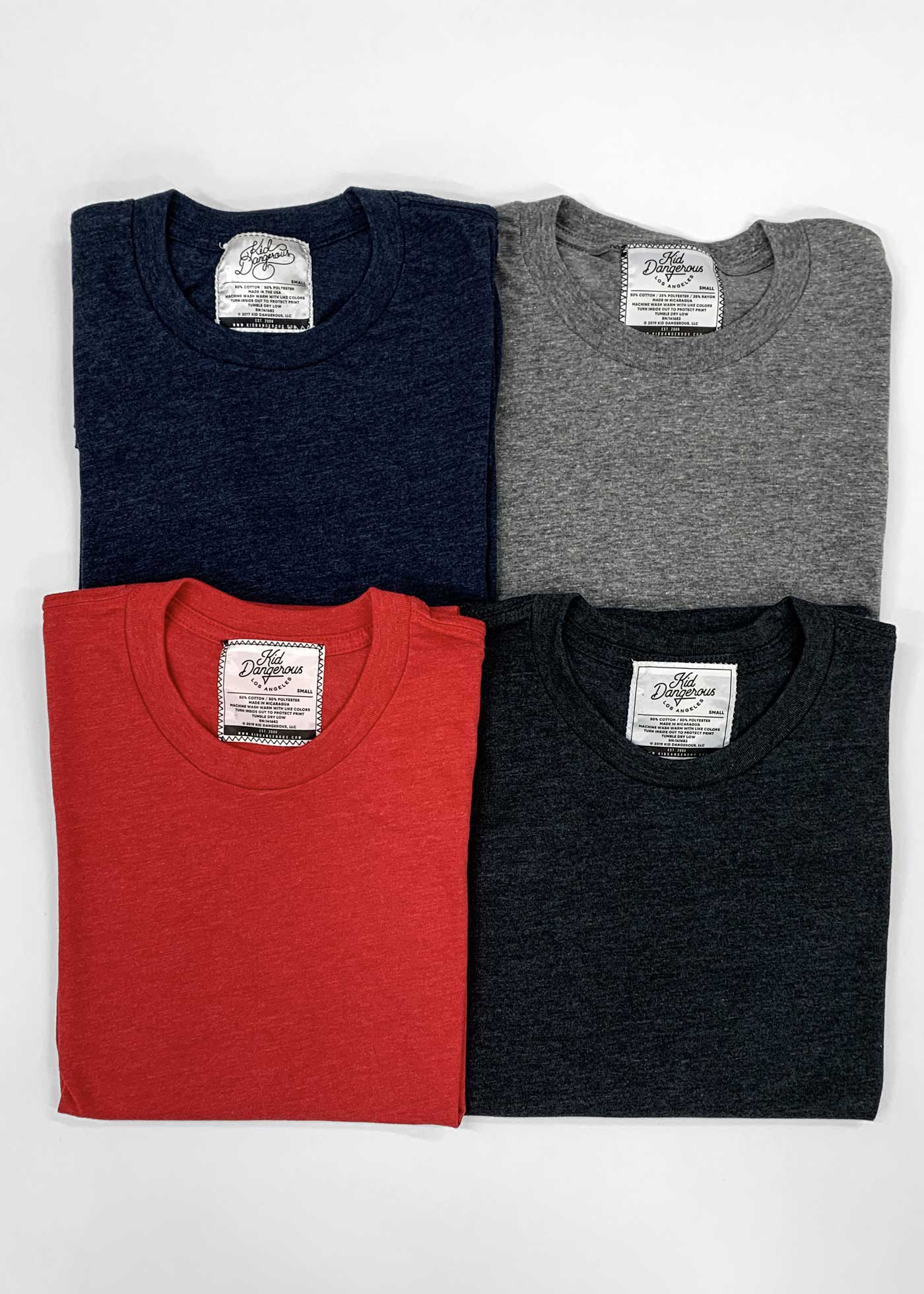 Basics Heather Essentials Tee Pack