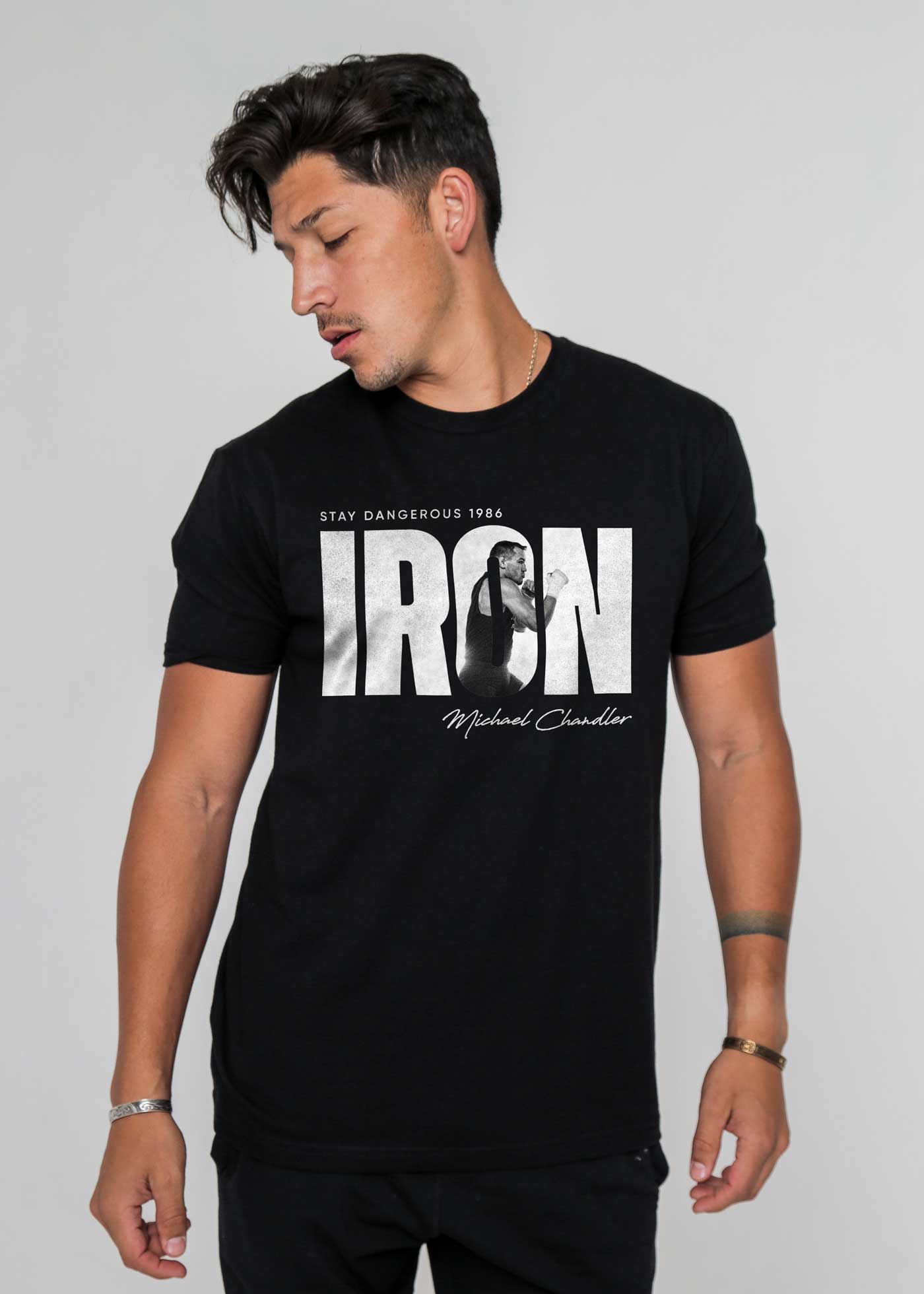 Iron Michael Chandler Men's Black Classic T-Shirt