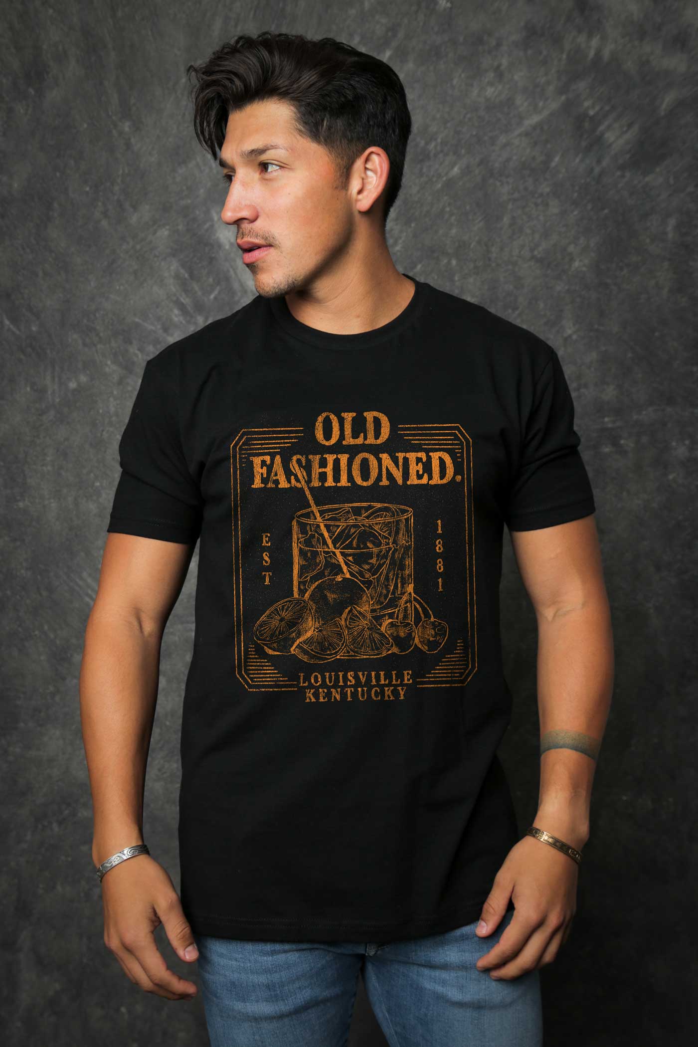 Old Fashioned 81 Men's Black Classic T-Shirt