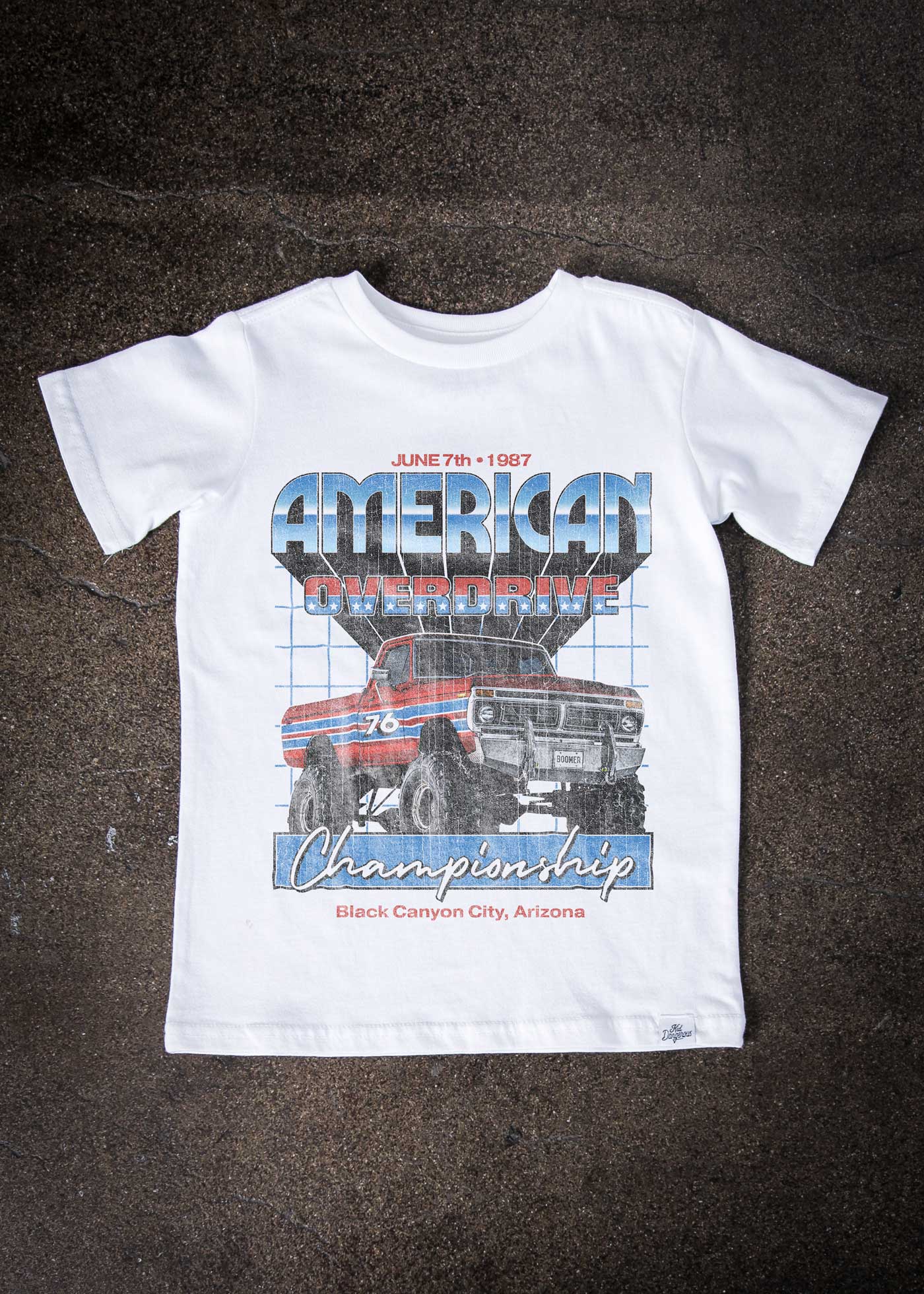 American Overdrive Kid's White T-Shirt