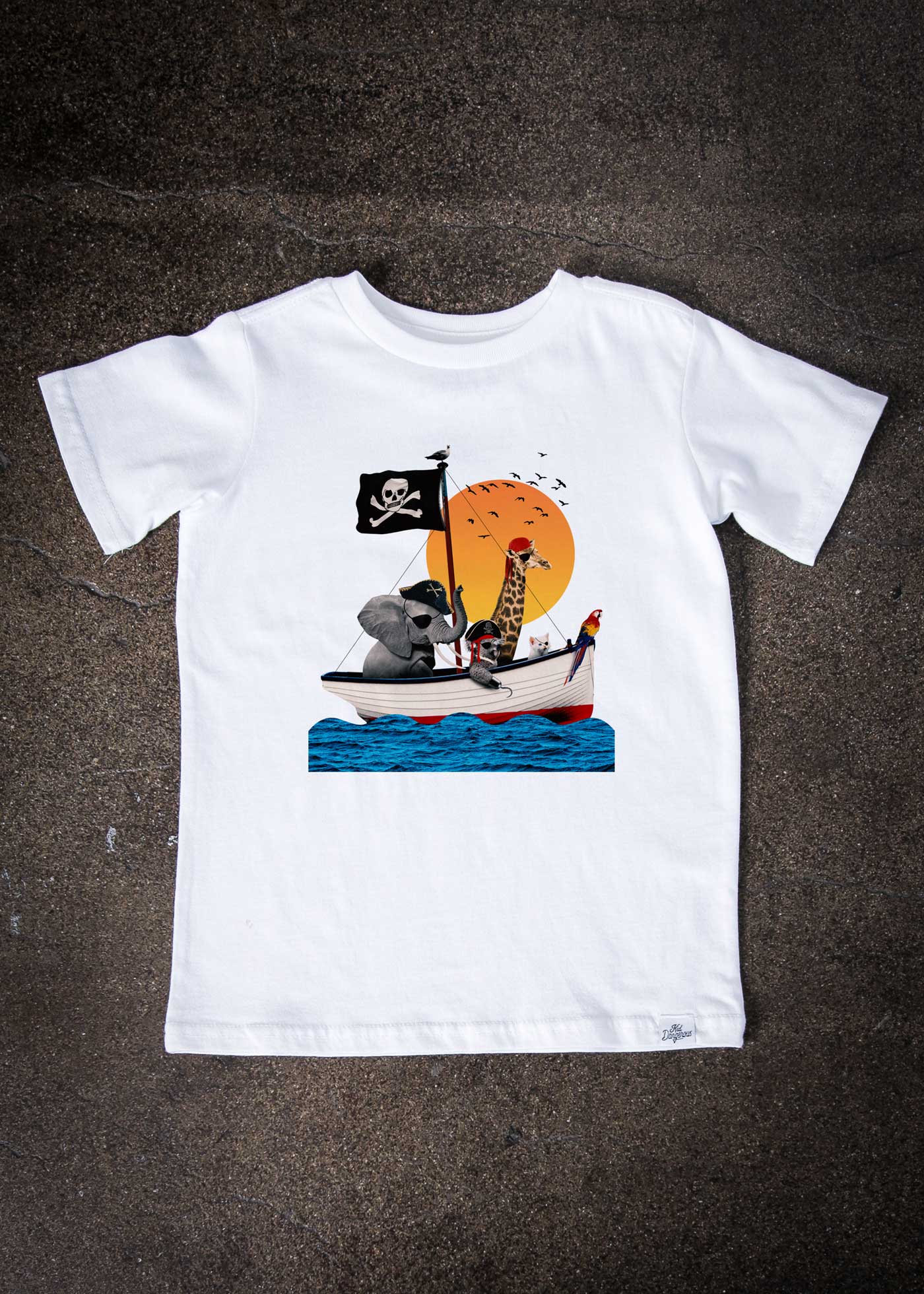 Pirate Pack Kid's White T-Shirt