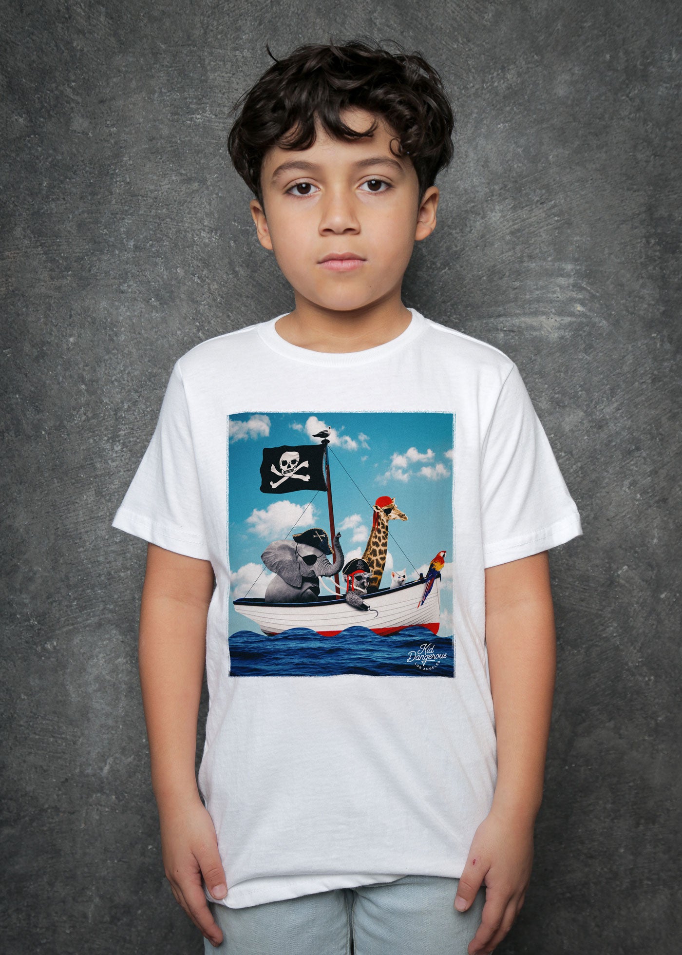 Pirates Kid's White T-Shirt