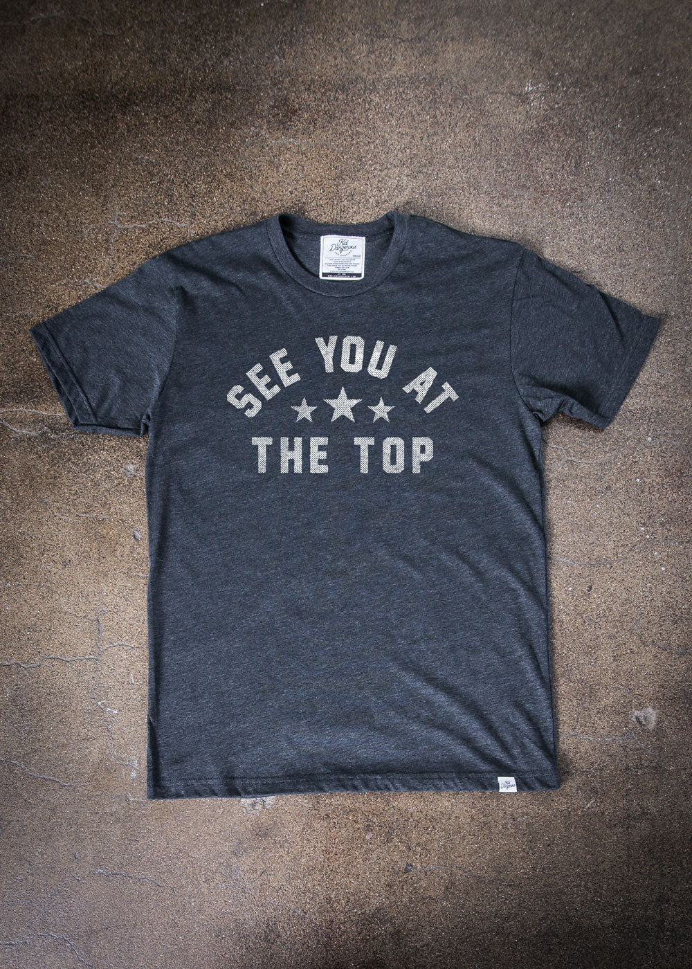 See You at the Top Stars Men's Charcoal Classic T-Shirt