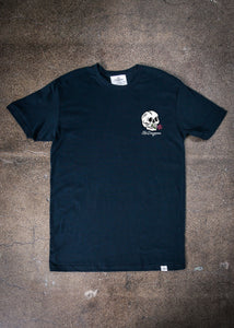 Skull & Rose Men's Navy Classic T-Shirt