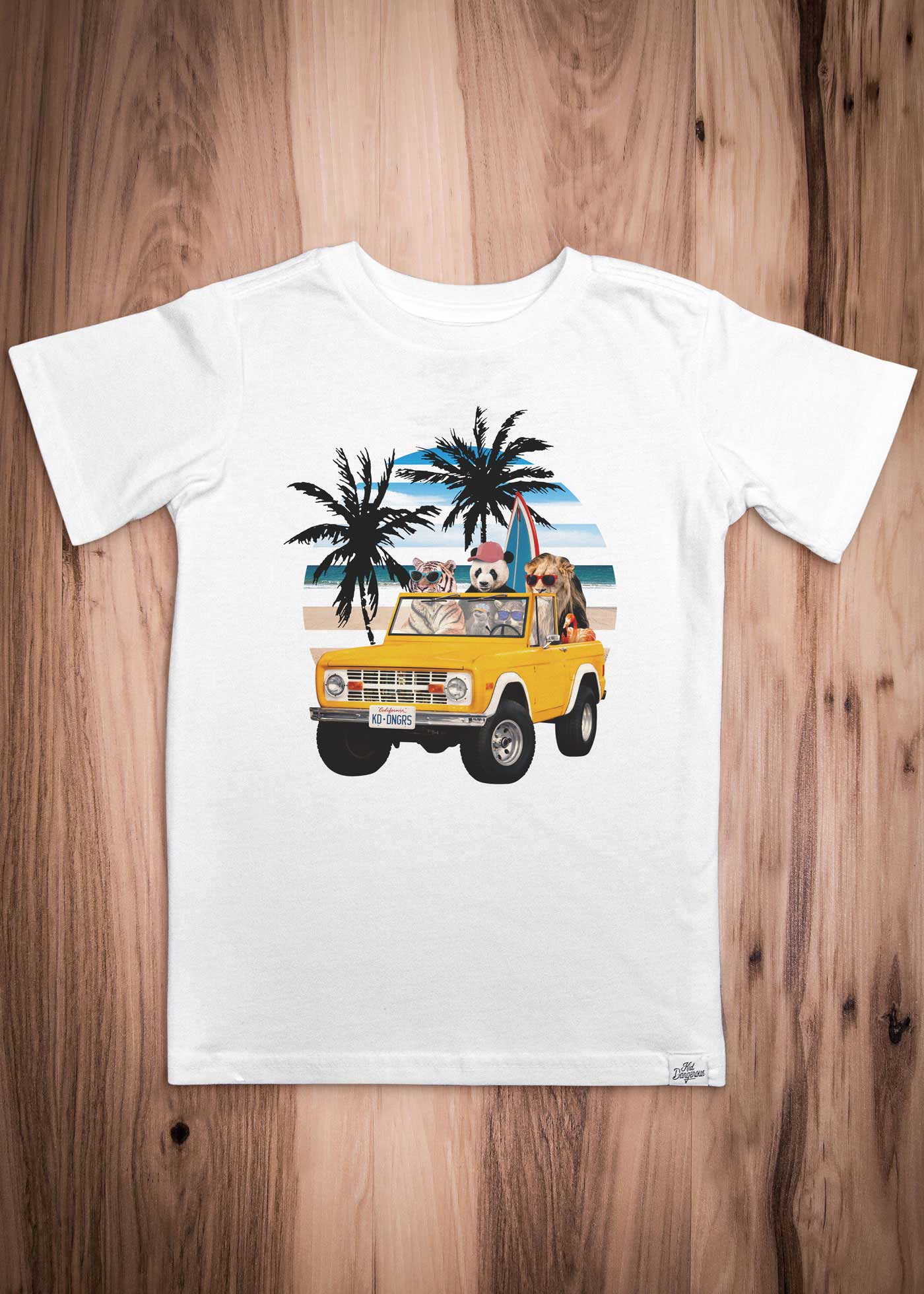 Surf Crew Kid's White T-Shirt