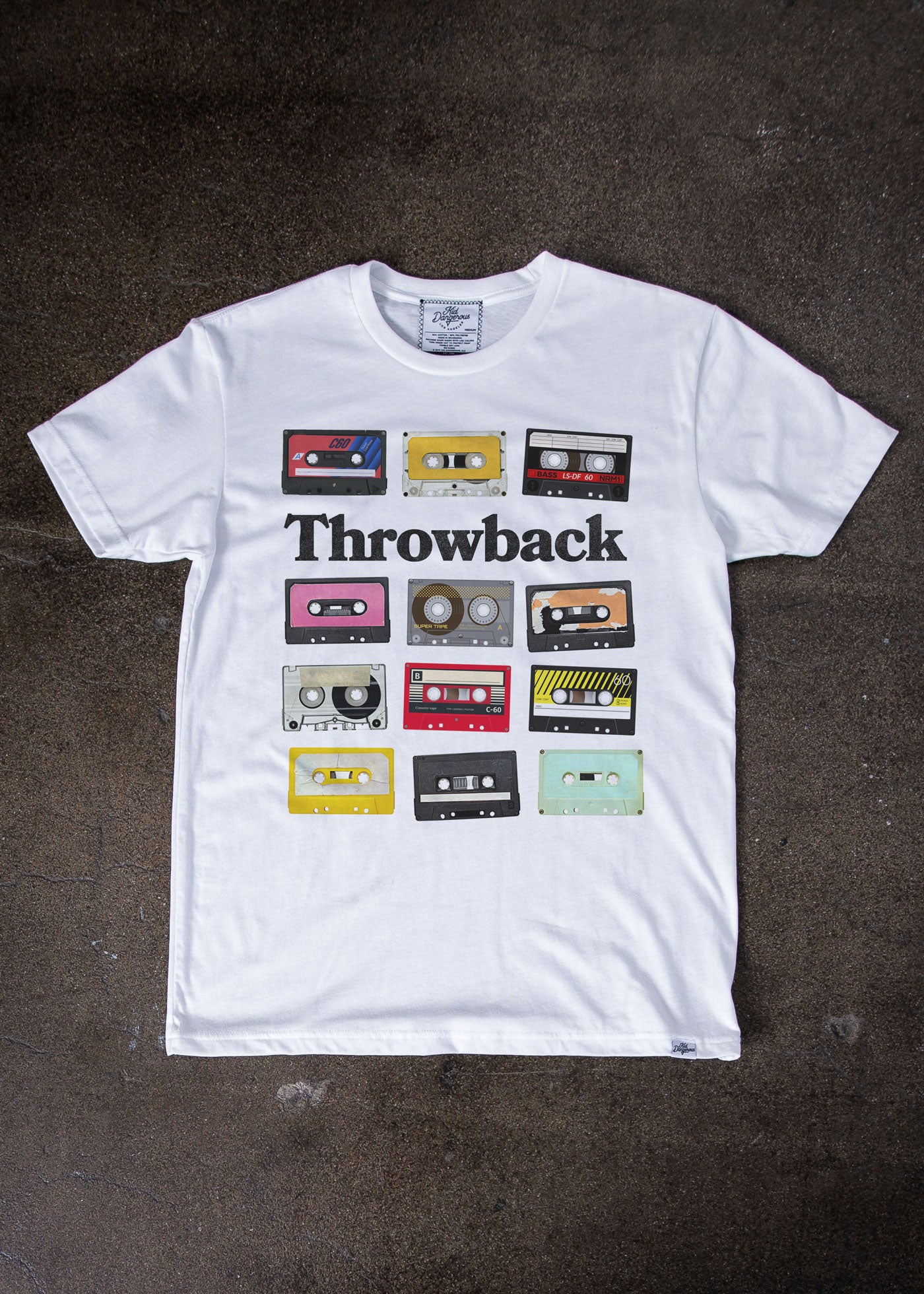 Throwback Men's White Classic T-Shirt