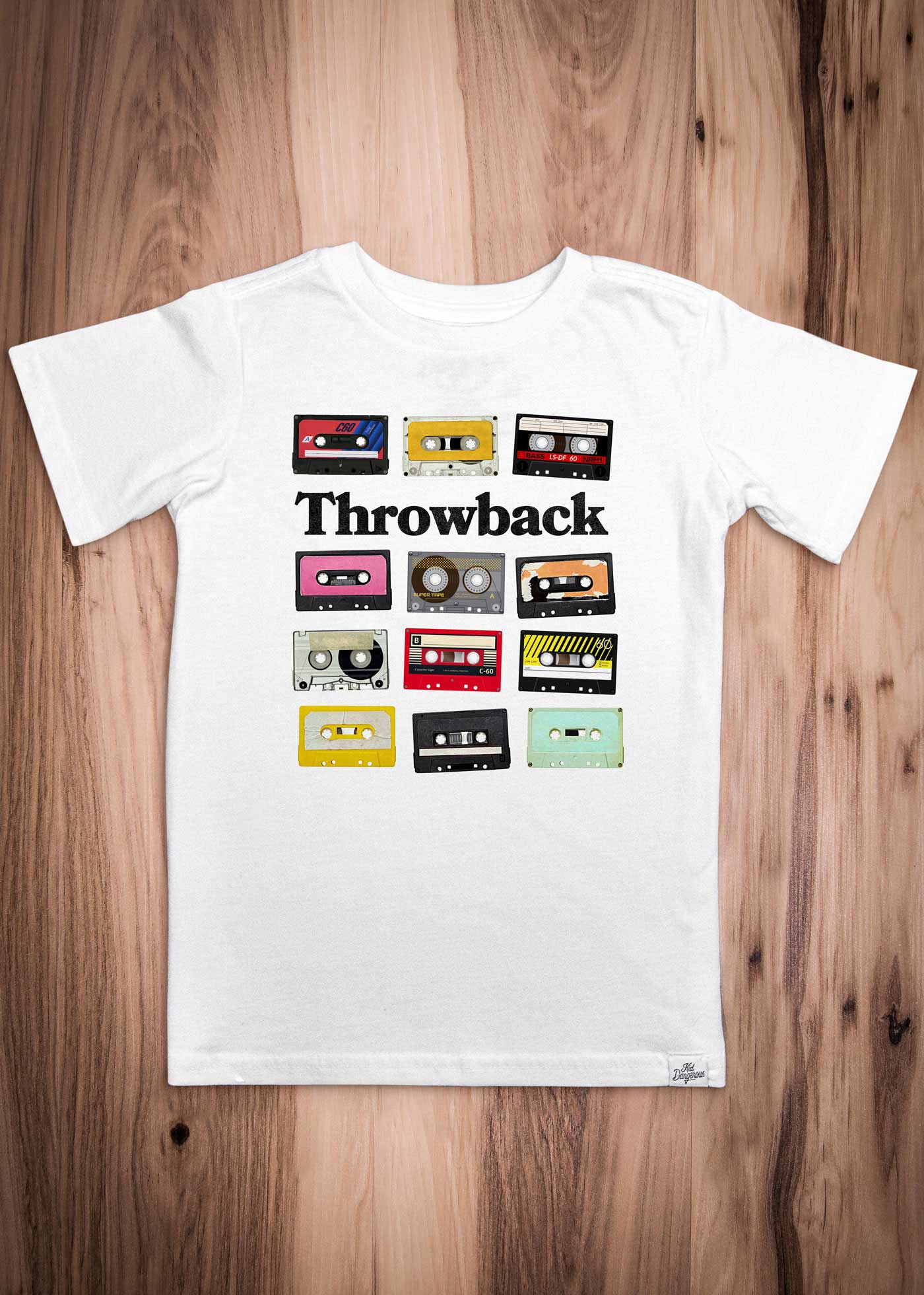 Throwback Kid's White T-Shirt