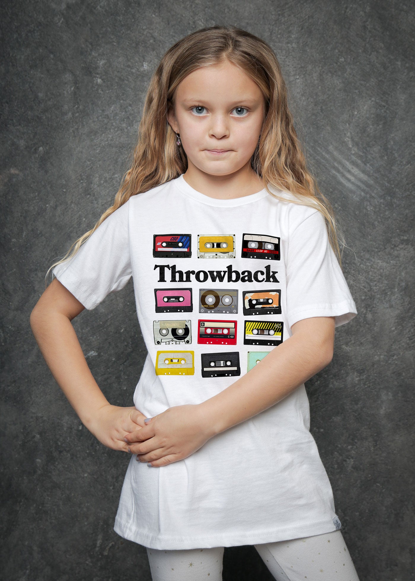 Throwback Kid's White T-Shirt