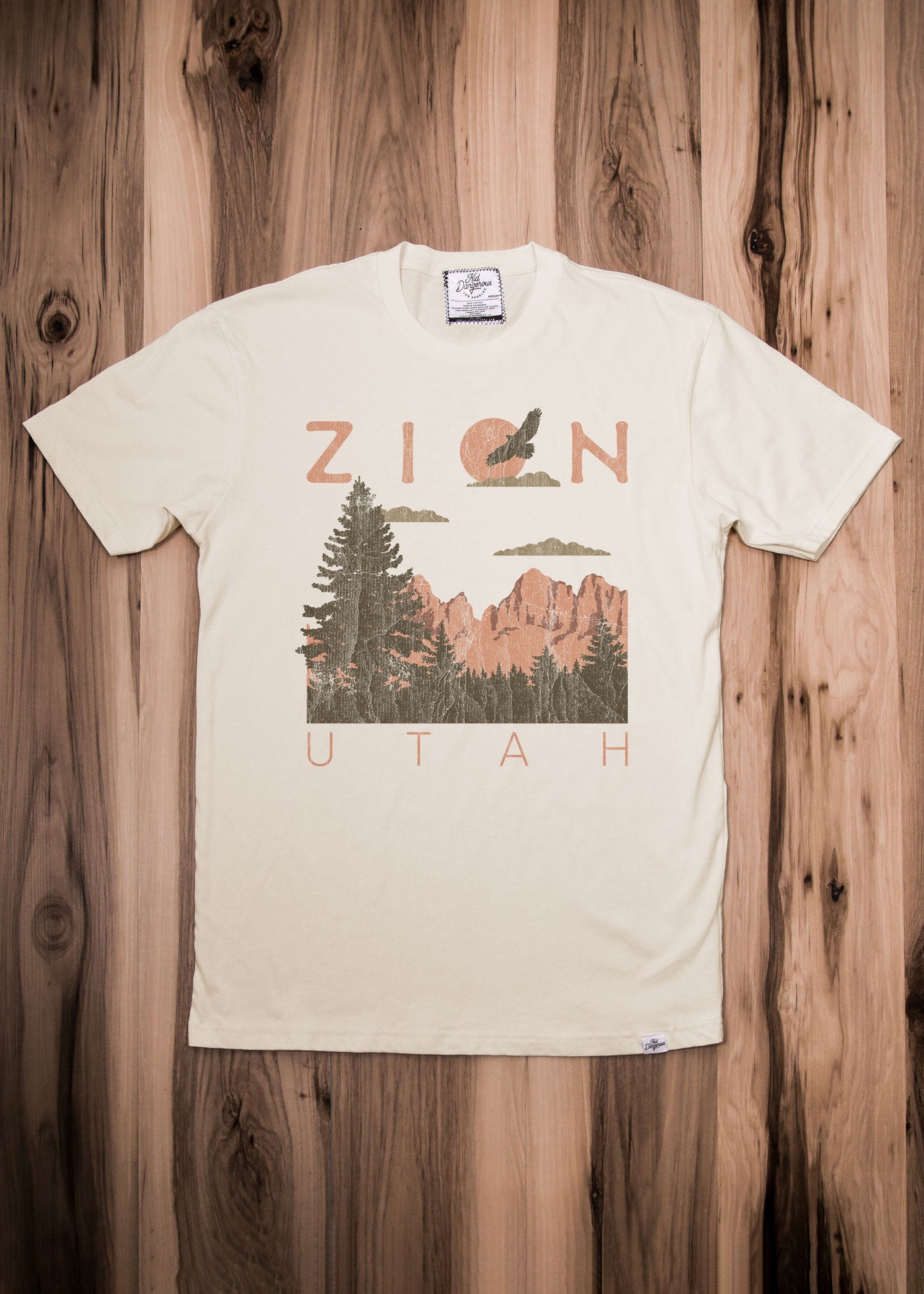 Zion Men's Antique White Classic T-Shirt