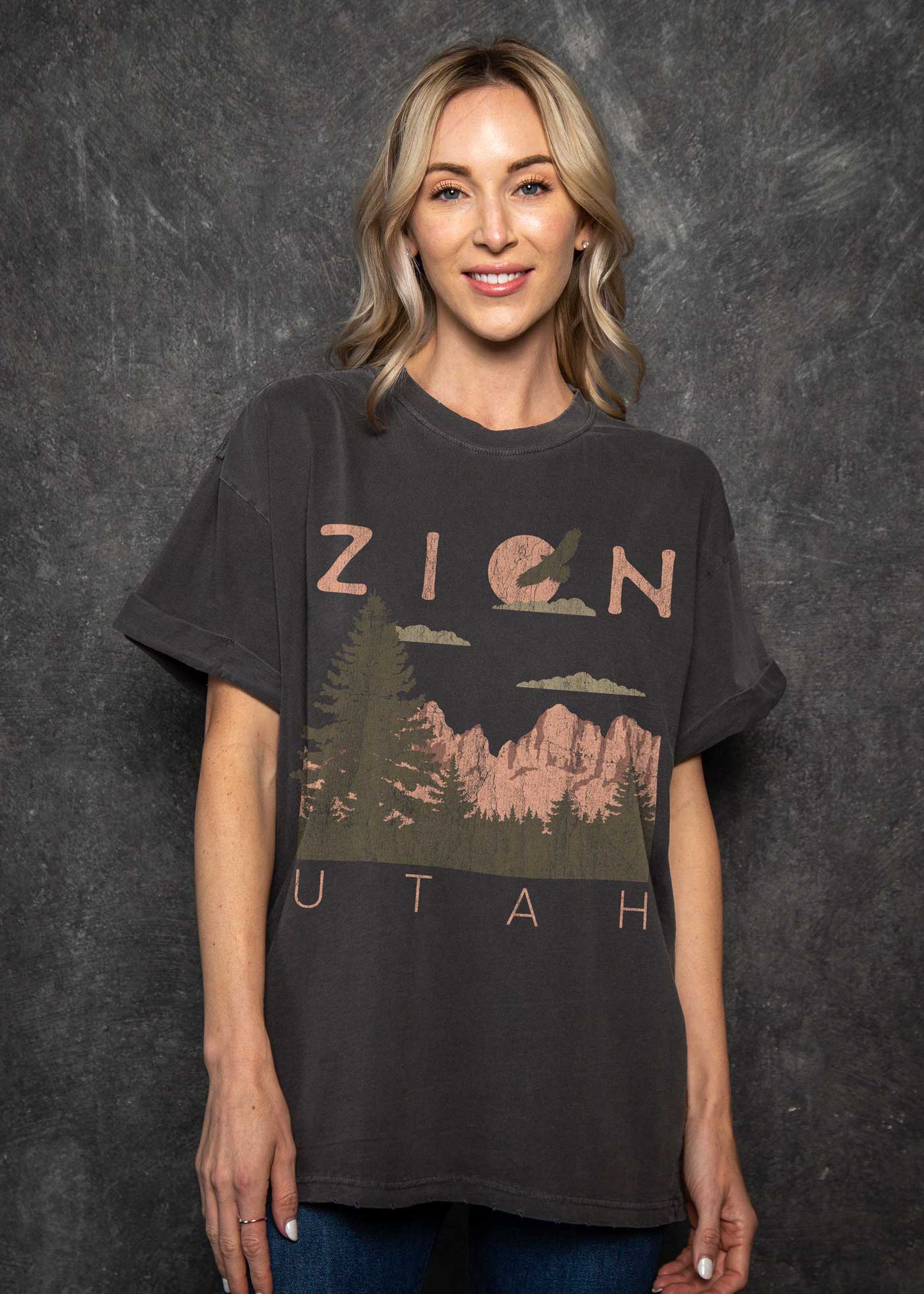 Zion Black Boyfriend Tee